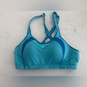 Women's Moving Comfort Blue Sports Bra